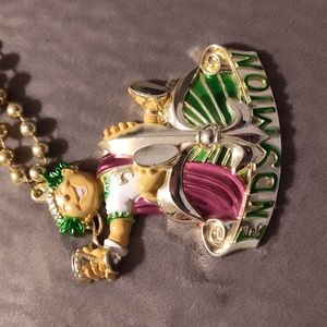 Vintage ENDYMION mascot Mardi Gras beads